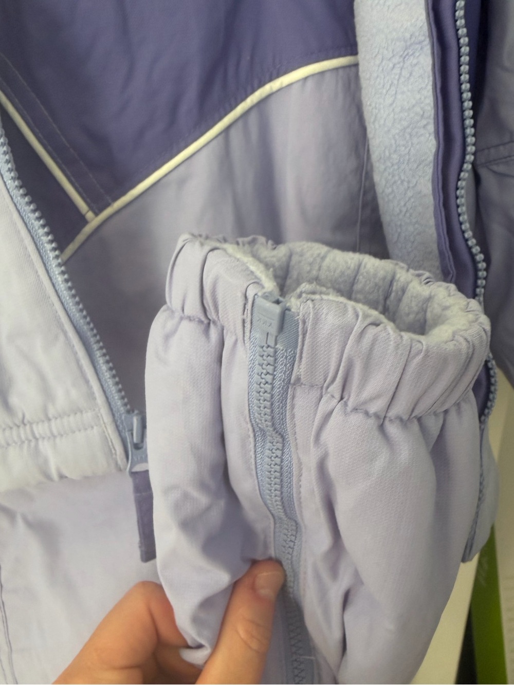 Columbia Toddler 18 M Lavender Purple Snow Suit WaterProof Jacket Adjustable Bib - Picture 10 of 11